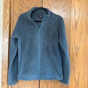 Fila Women's Steel Gray Teddy Jacket